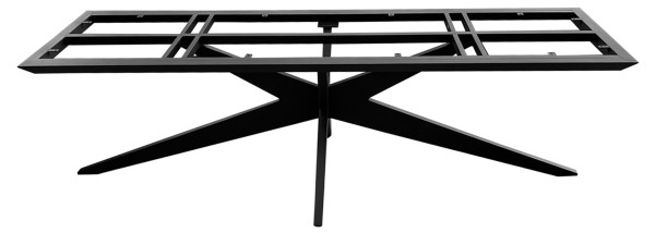 Jati & Kebon Yate Tischgestell 200x85cm eisengrau für Tischplatten 220x100 und 240x100cm